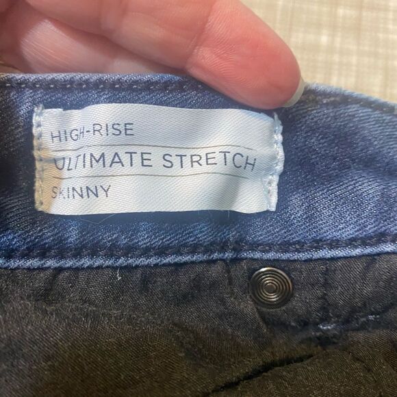 Lane Bryant High Rise Ultimate Stretch Skinny Dark Denim Jeans - Picture 7 of 7